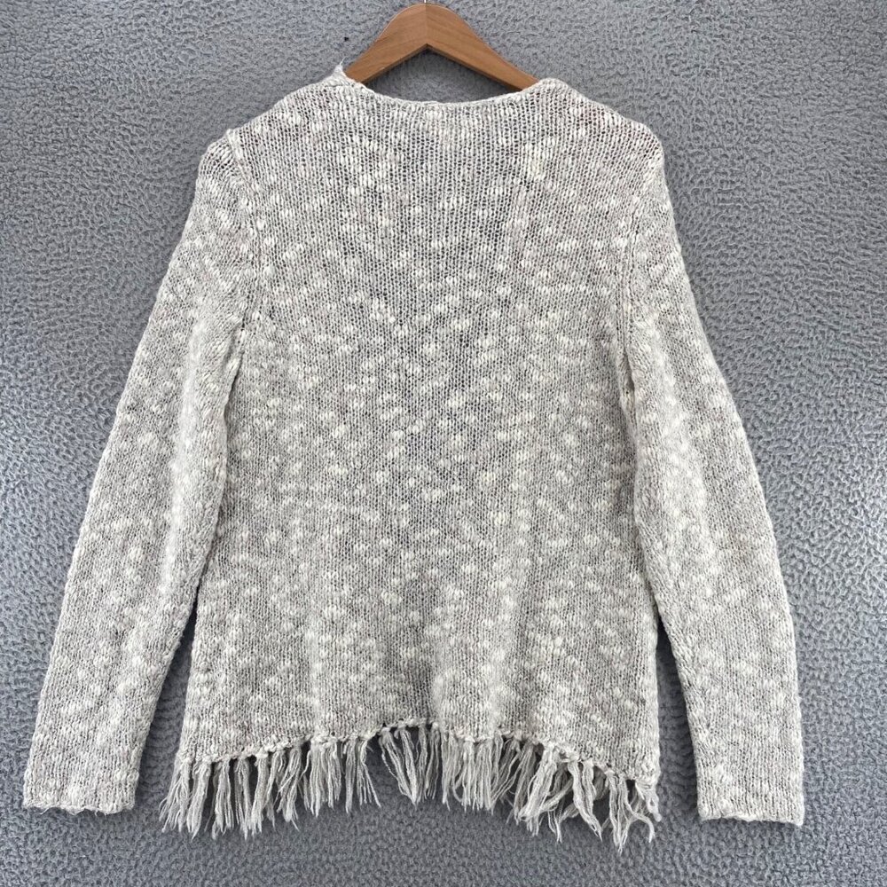 Chicos Sweater Womens 2 Us Large Ivory Wool Blend… - image 3